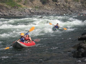 Wimberg photo - short people earning their whitewater chops