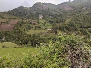 Typical Peruvian valley in the highlands.